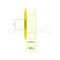 45x30 mm Lamine Termal Etiket