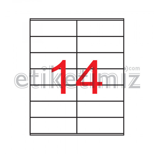105x41 mm Şeffaf Lazer Etiket 105x41 mm Şeffaf Lazer Etiket