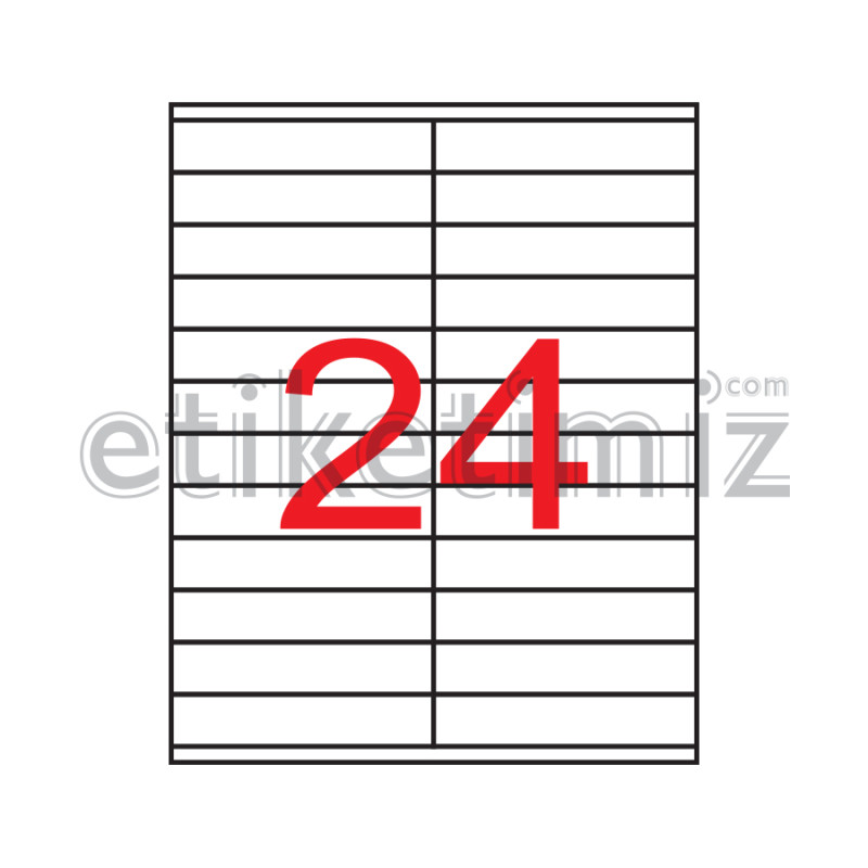 105x23 mm Şeffaf Lazer Etiket 105x23 mm Şeffaf Lazer Etiket