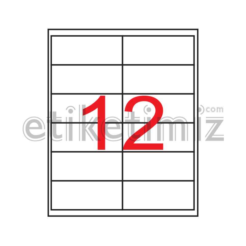 10x46 mm Şeffaf Lazer Etiket 10x46 mm Şeffaf Lazer Etiket