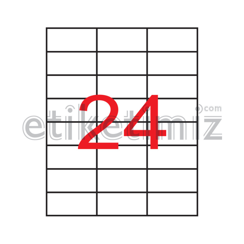70x37 mm Şeffaf Lazer Etiket 70x37 mm Şeffaf Lazer Etiket