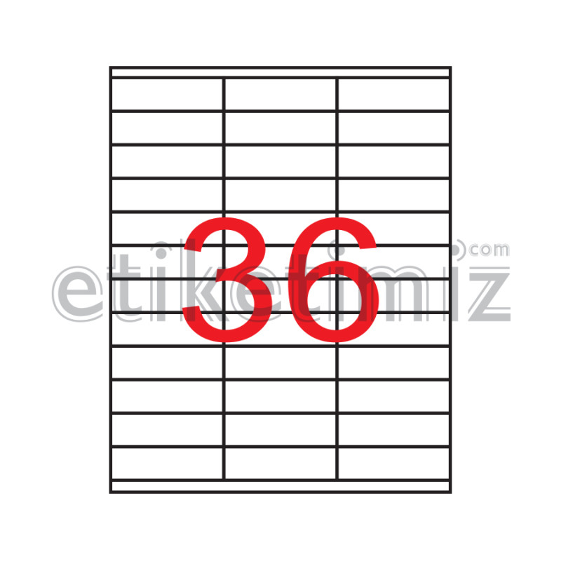 70x22 mm Şeffaf Lazer Etiket 70x22 mm Şeffaf Lazer Etiket