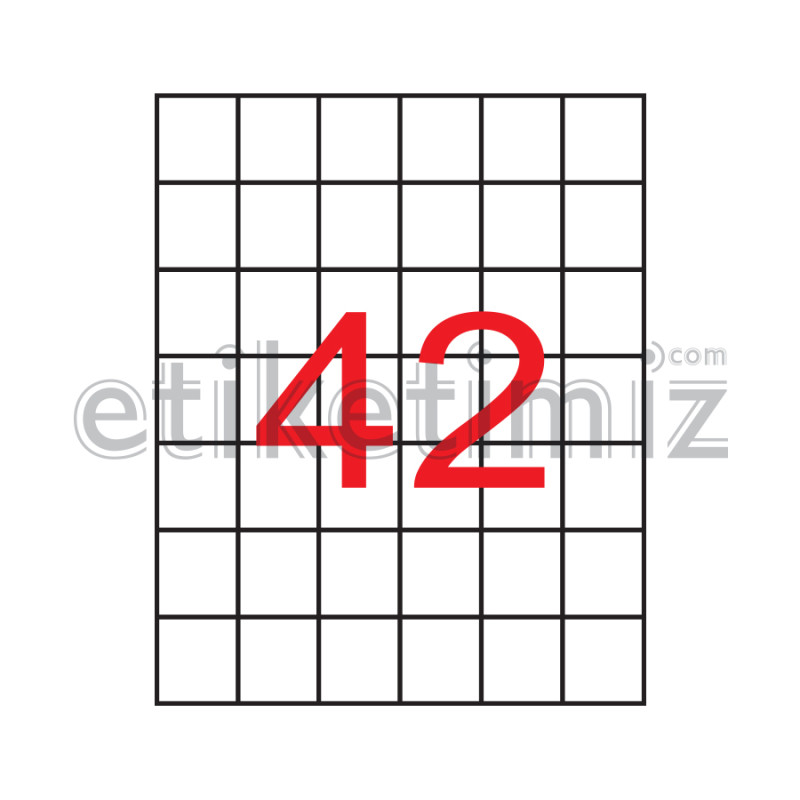 35x42 mm Şeffaf Lazer Etiket 35x42 mm Şeffaf Lazer Etiket