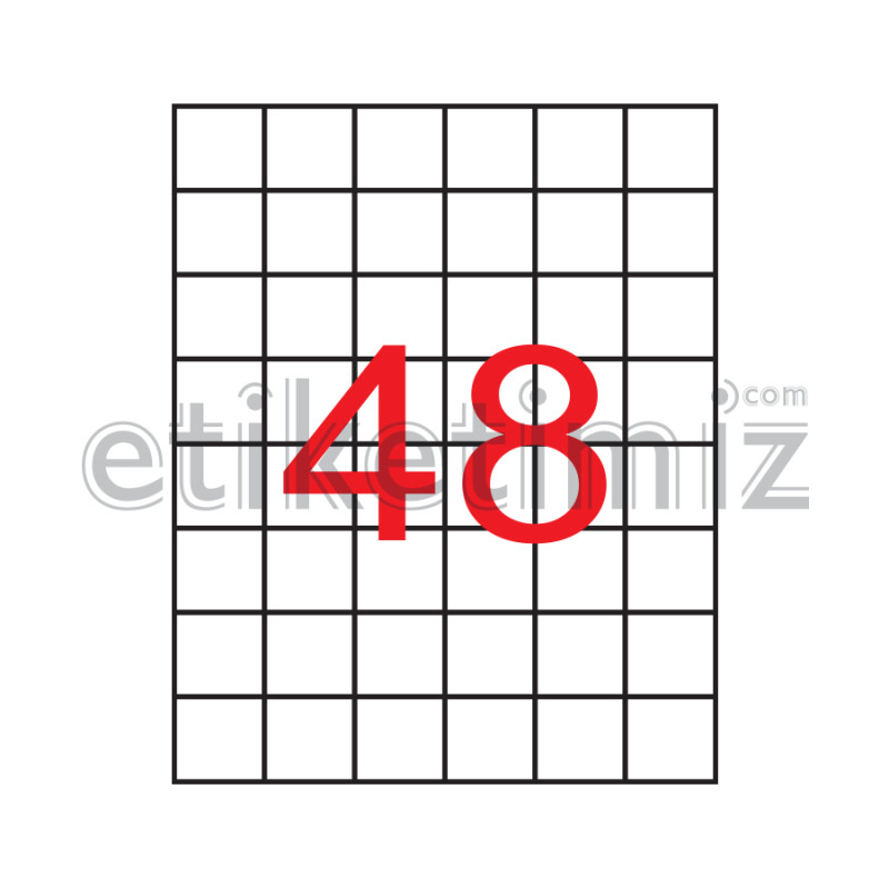 35x37 mm Şeffaf Lazer Etiket 35x37 mm Şeffaf Lazer Etiket