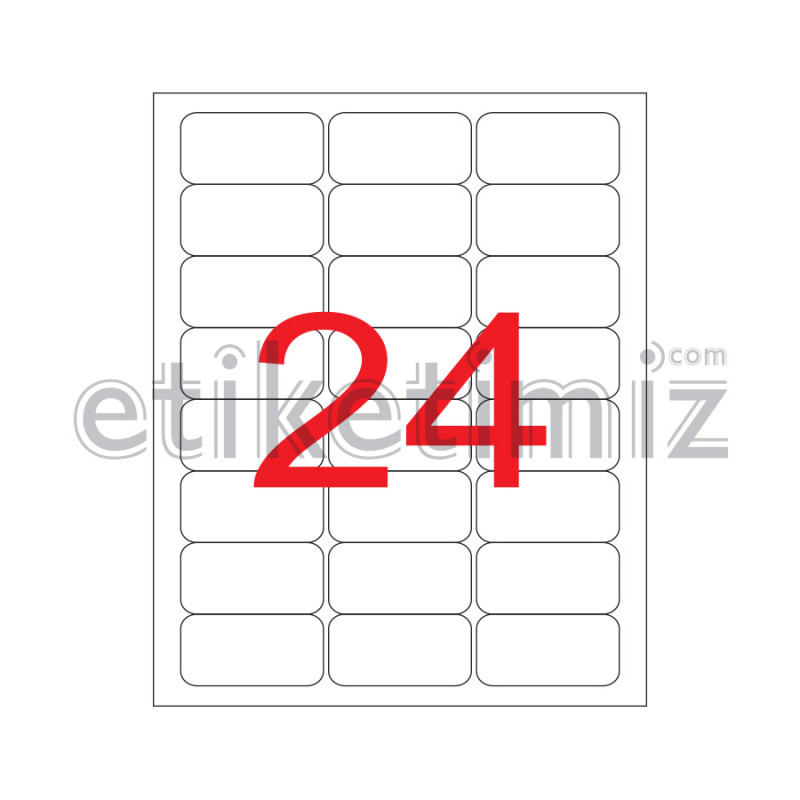 64x34 mm Şeffaf Lazer Etiket 64x34 mm Şeffaf Lazer Etiket