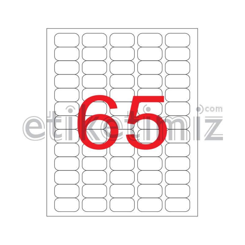 38x21 mm Şeffaf Lazer Etiket 38x21 mm Şeffaf Lazer Etiket