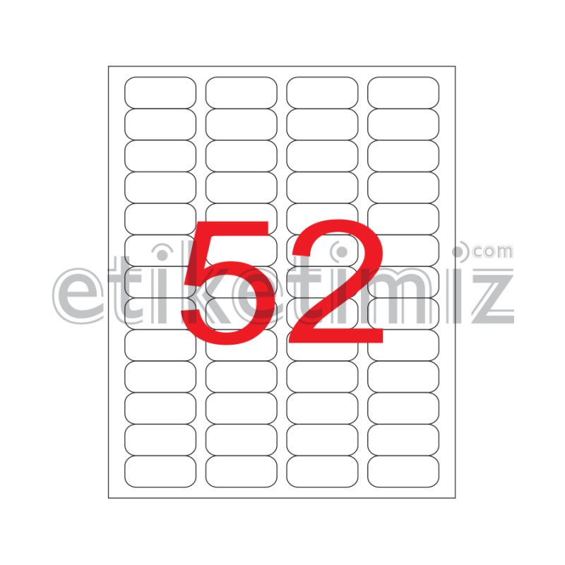46.4x21.2 mm Şeffaf Lazer Etiket 46.4x21.2 mm Şeffaf Lazer Etiket