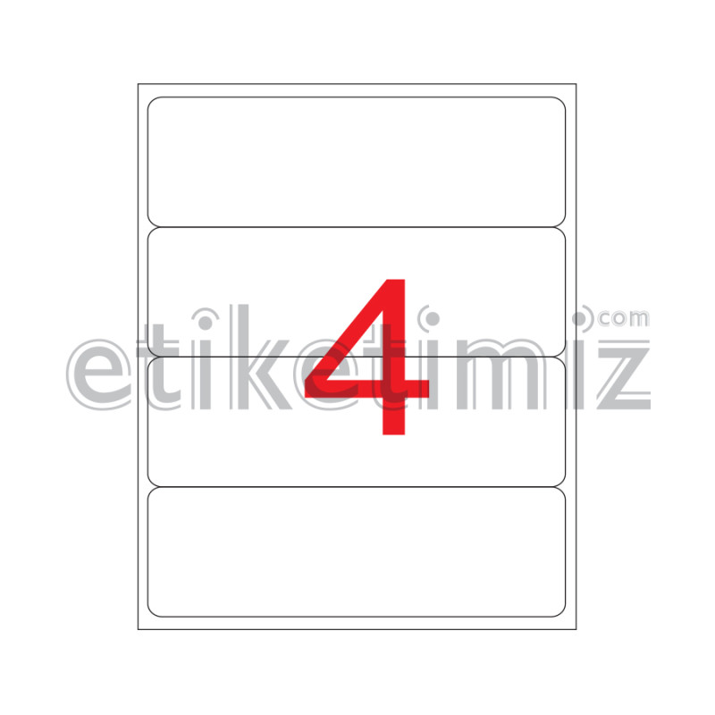 192x59 mm Şeffaf Lazer Etiket 192x59 mm Şeffaf Lazer Etiket