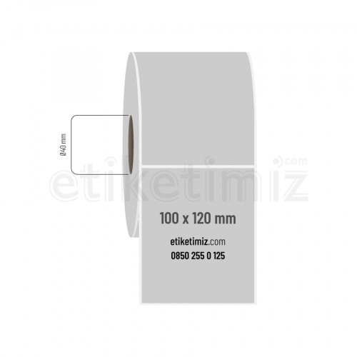 100x120 mm Silvermat Etiket