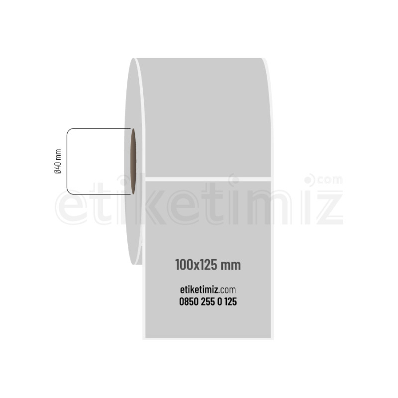 100x125 mm Silvermat Etiket 100x125 mm Silvermat Etiket