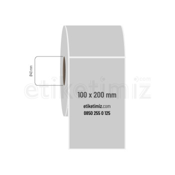 100x200 mm Silvermat Etiket 100x200 mm Silvermat Etiket