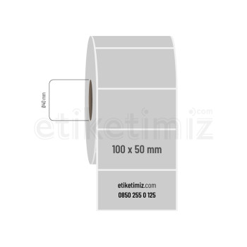 100x50 mm Silvermat Etiket 100x50 mm Silvermat Etiket
