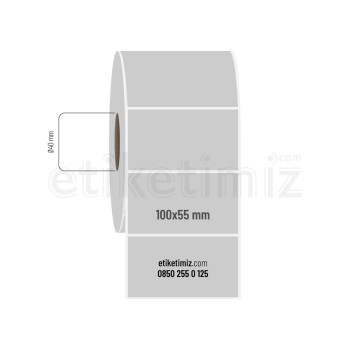 100x55 mm Silvermat Etiket 100x55 mm Silvermat Etiket