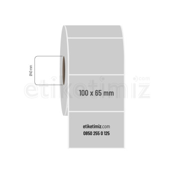 100x65 mm Silvermat Etiket 100x65 mm Silvermat Etiket