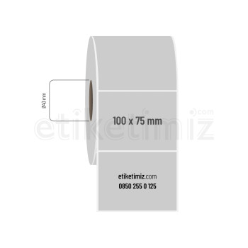 100x75 mm Silvermat Etiket 100x75 mm Silvermat Etiket