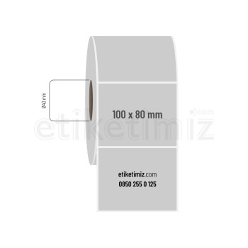 100x80 mm Silvermat Etiket 100x80 mm Silvermat Etiket