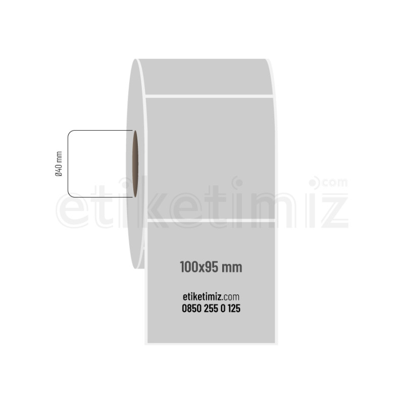 100x95 mm Silvermat Etiket 100x95 mm Silvermat Etiket