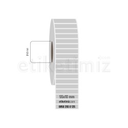 55x10 mm Silvermat Etiket