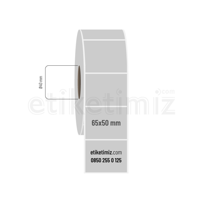 65x50 mm Silvermat Etiket 65x50 mm Silvermat Etiket