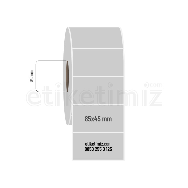 85x45 mm Silvermat Etiket 85x45 mm Silvermat Etiket