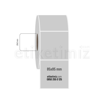85x85 mm Silvermat Etiket 85x85 mm Silvermat Etiket