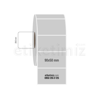 90x50 mm Silvermat Etiket 90x50 mm Silvermat Etiket