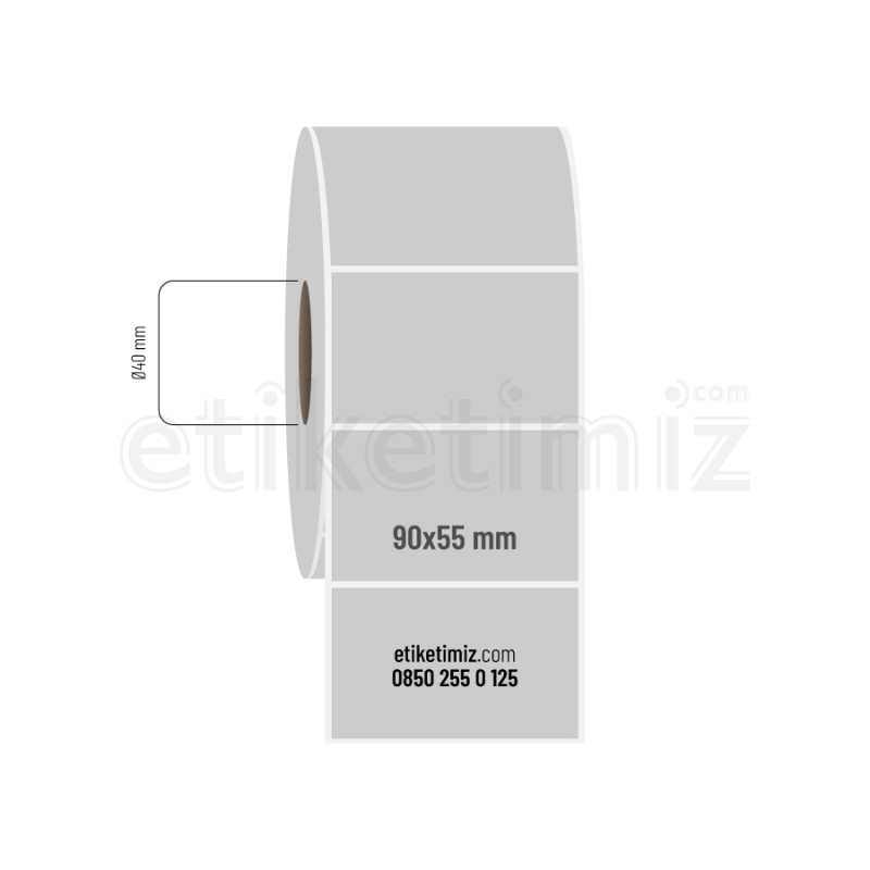 90x55 mm Silvermat Etiket 90x55 mm Silvermat Etiket