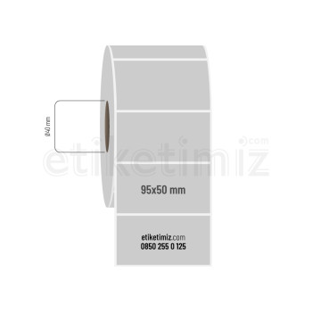 95x50 mm Silvermat Etiket 95x50 mm Silvermat Etiket