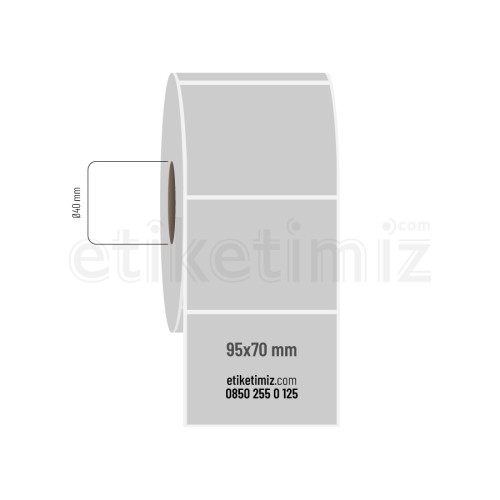 95x70 mm Silvermat Etiket 95x70 mm Silvermat Etiket