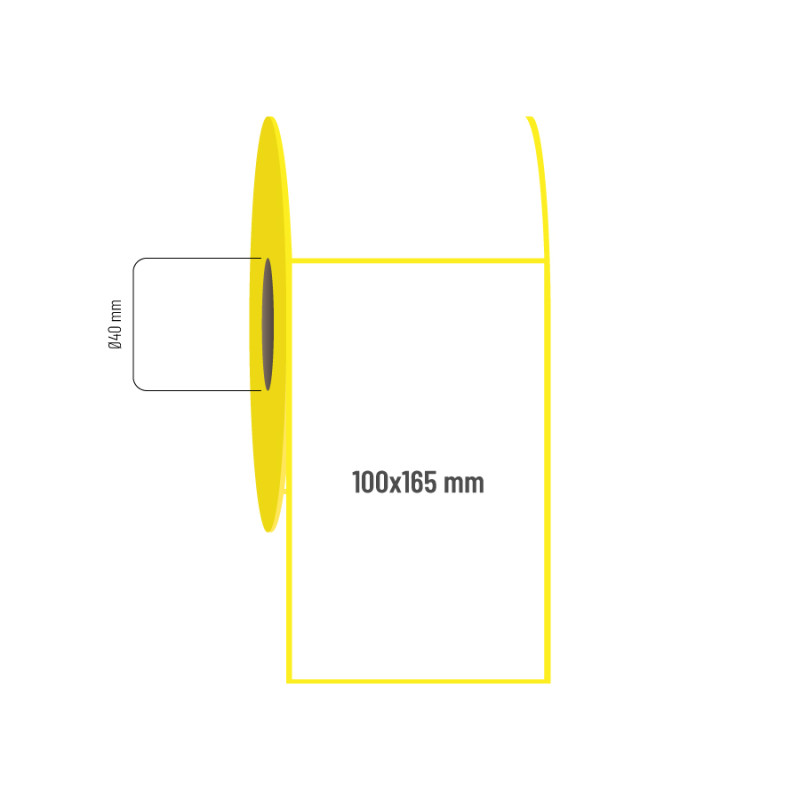 100x165 mm Termal Etiket 100x165 mm Termal Etiket